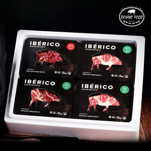 이베리코 선물세트 1.2kg (목살,갈매기,늑간,햄스테이크)